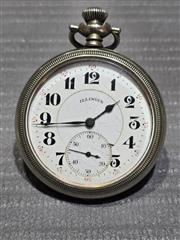 ILLINOIS Pocket Watch 1919 Grade 706 running